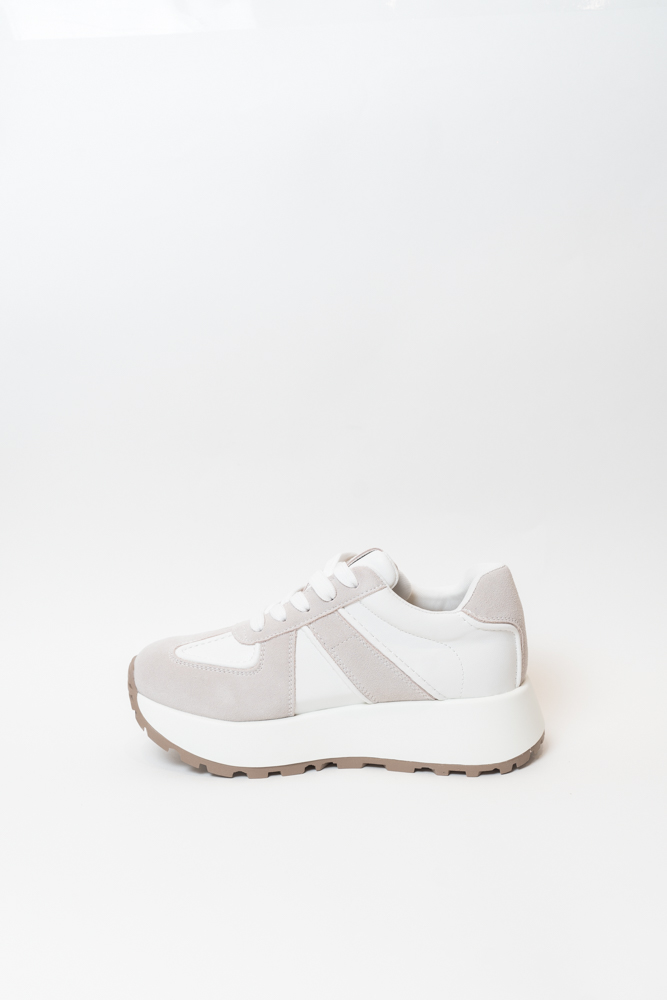 Кроссовки женские, арт 6038-2, натуральная замша/кожа, цвет бел.