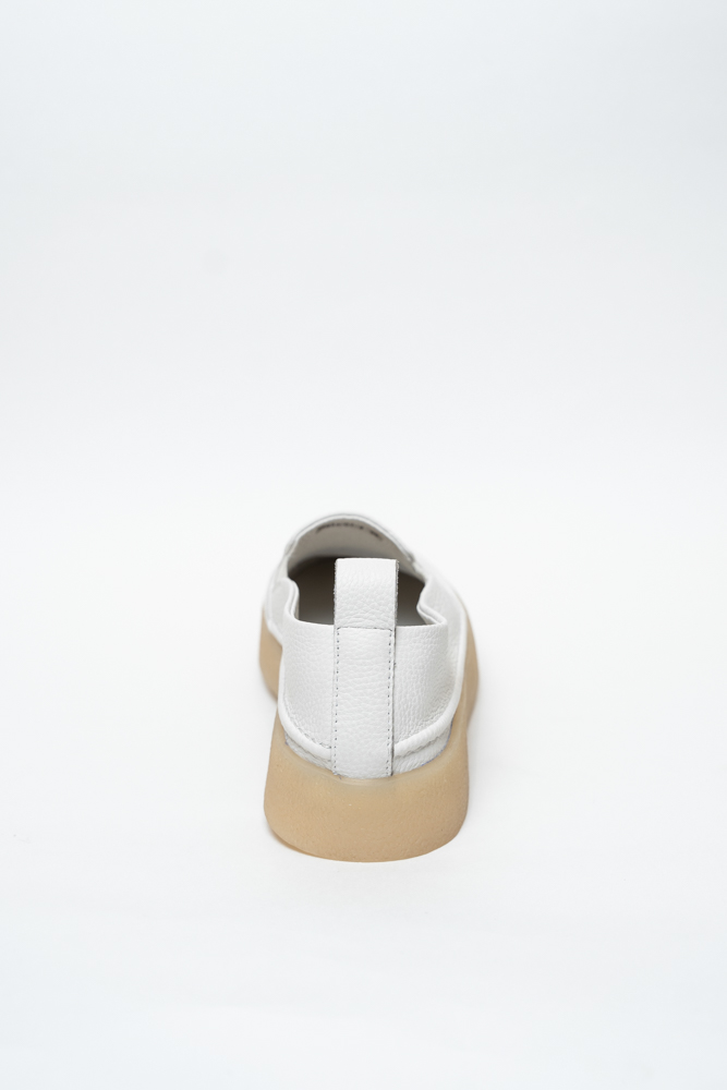 Кроссовки женские, арт ZX233-01-4, натуральная кожа, цвет бел.