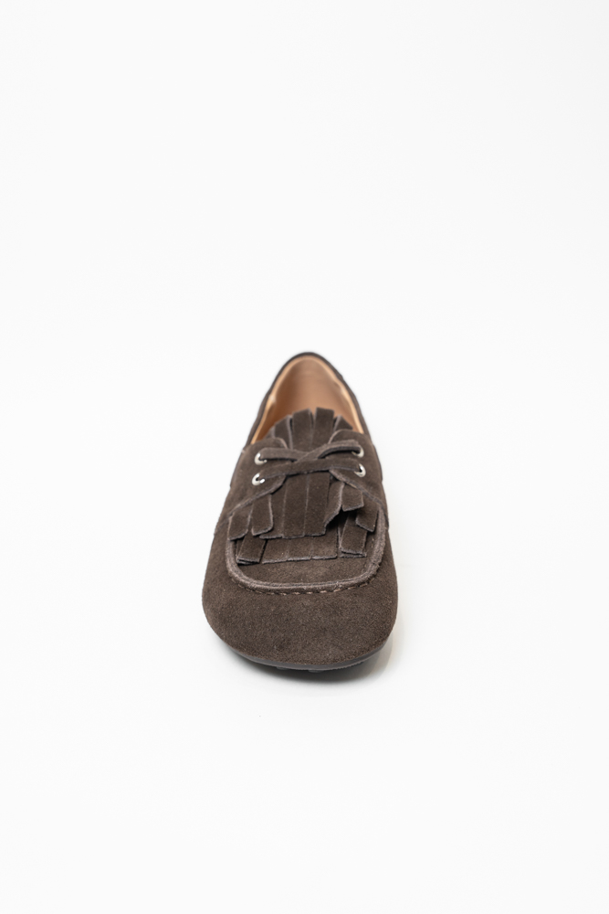 Туфли женские, арт L2025-K, натуральная замша, цвет кор.