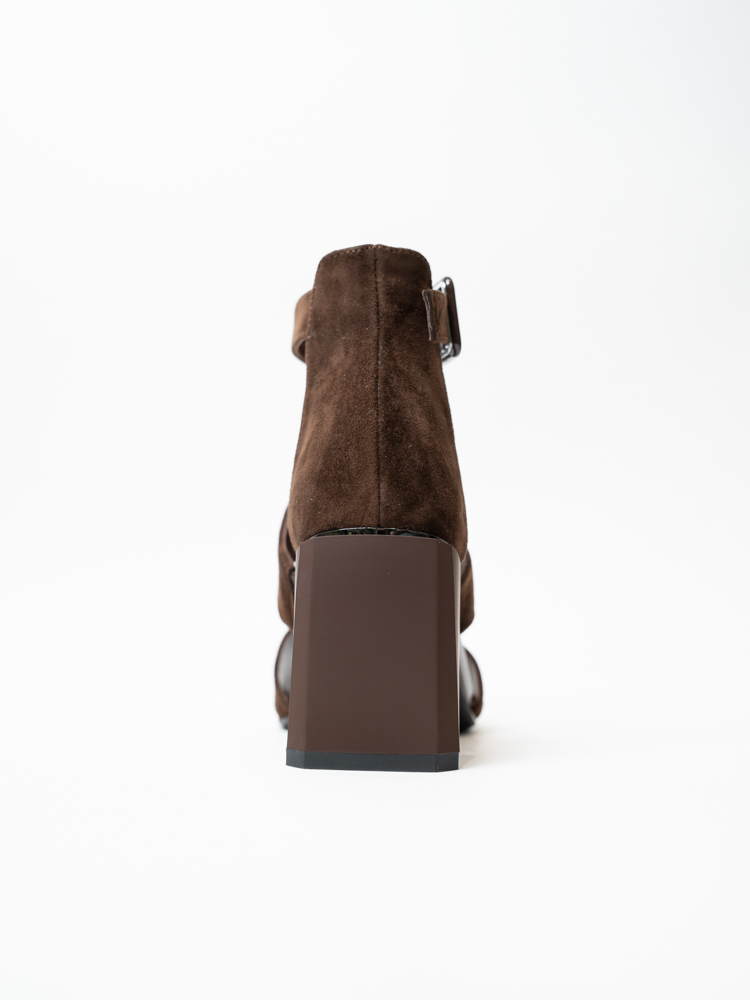 Босоножки женские, арт L270-A720-YF256TH, натуральная замша, цвет кор.