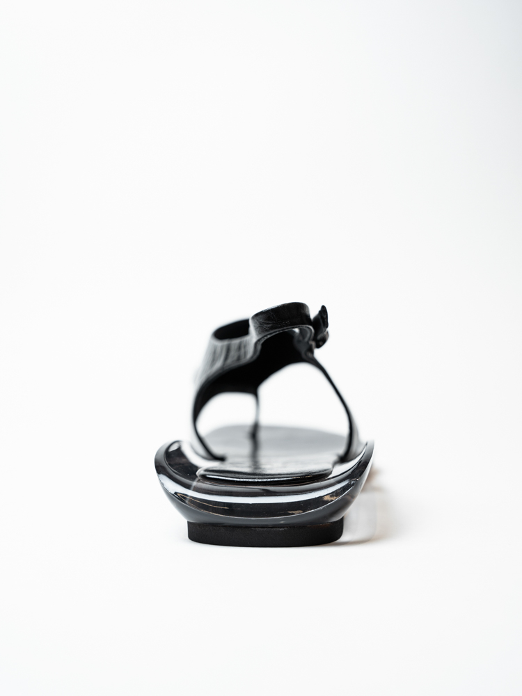 Босоножки женские, арт M3212-306-H, натуральная кожа, цвет черн.