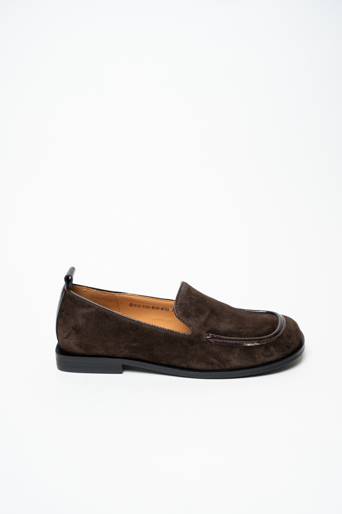 Туфли женские, арт GD1012-Z793-N546, натуральная замша, цвет кор.