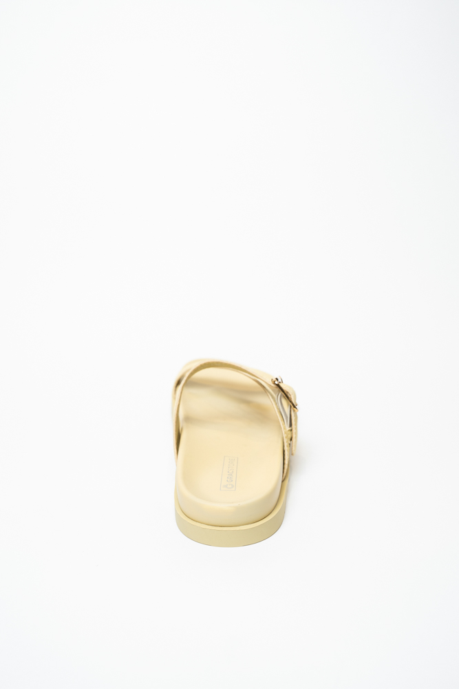 Сабо женские, арт HX25813-1YP, натуральная кожа, цвет желт.