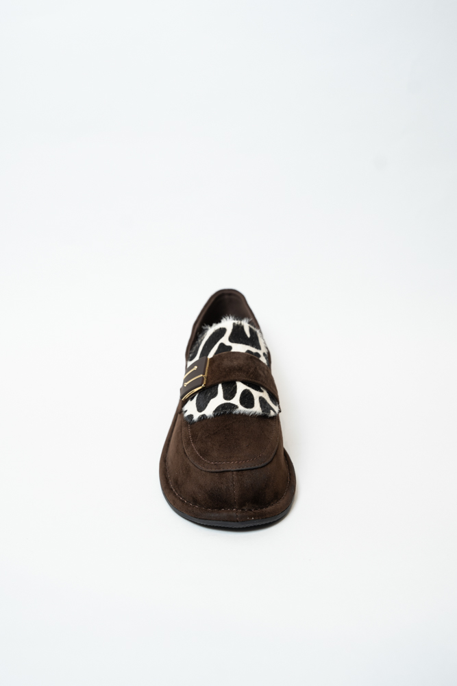 Туфли женские, арт H5092-3-1, натуральная замша, цвет кор.