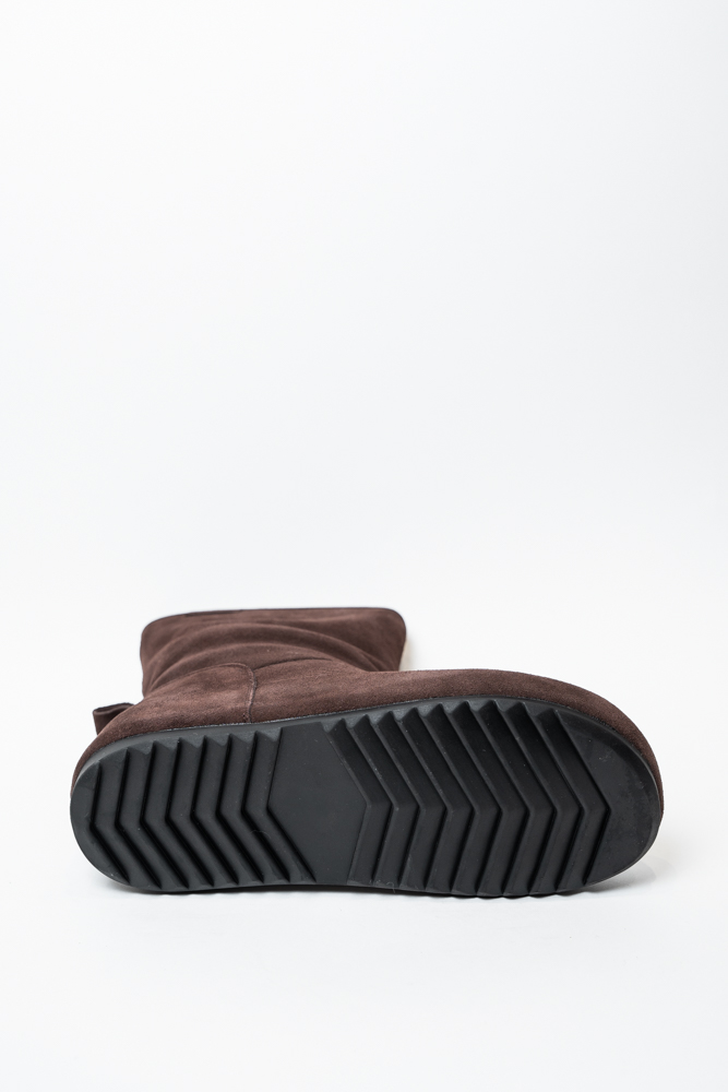 Ботинки женские, арт PAHM1-4, натуральная замша, цвет кор.