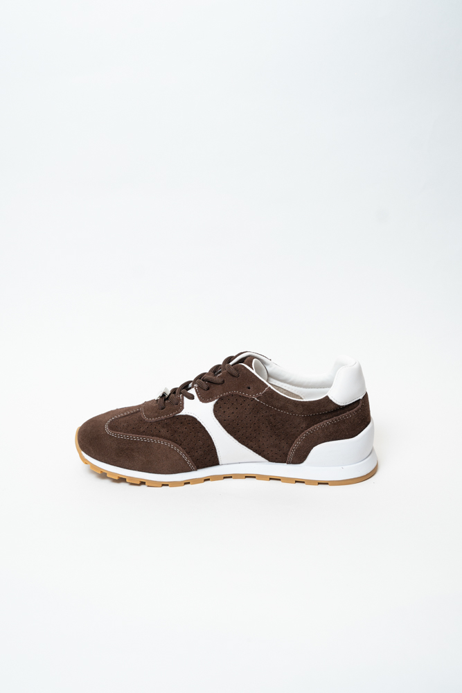 Кроссовки женские, арт XYL9528-6-2266, натуральная замша, цвет кор.