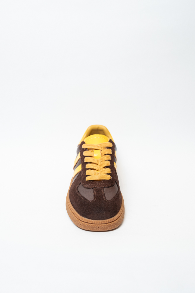 Кроссовки женские, арт MM5030-1-1, натуральная кожа/замша, цвет кор.