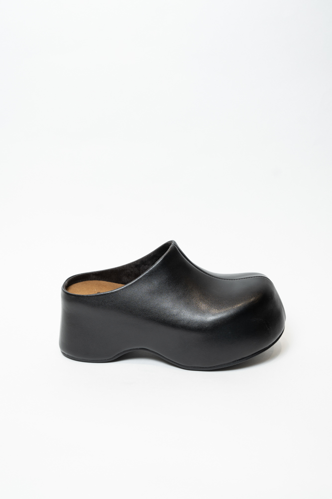 Сабо женские, арт G757-701-H, натуральная кожа, цвет черн.