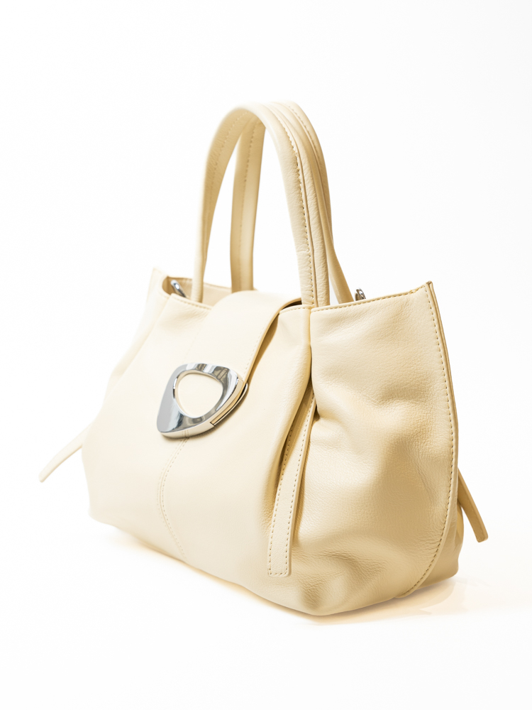 Сумка женская, арт 2641-1, натуральная кожа, цвет желт.