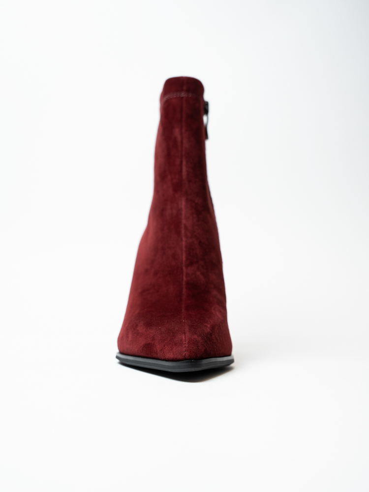 Ботинки женские, арт AF5079-1-P5737, натуральная замша, цвет бордо.