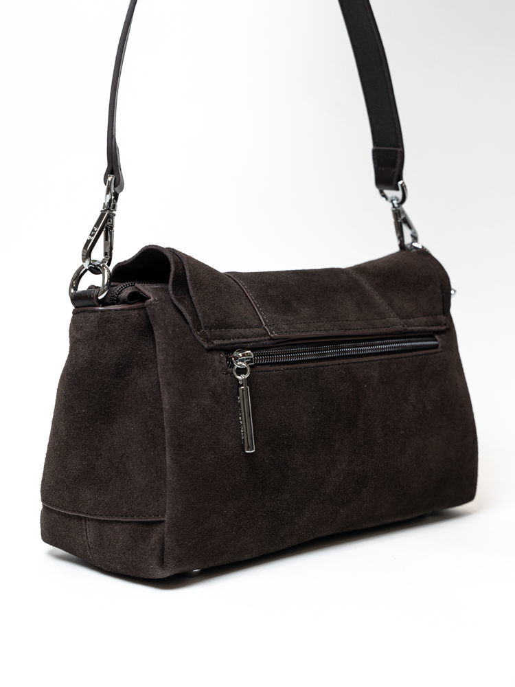 Сумка женская, арт 2407, натуральная замша, цвет кор .