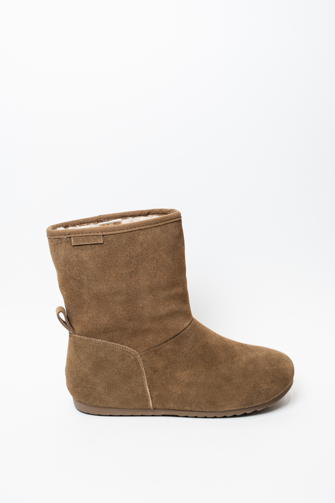 Ботинки женские, арт PAHM1-5, натуральная замша, цвет беж.