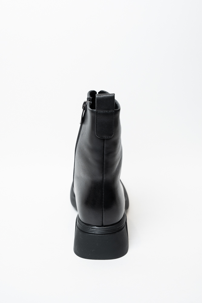 Ботинки женские, арт F1363M-CV166-AMA01, натуральная кожа, цвет черн.