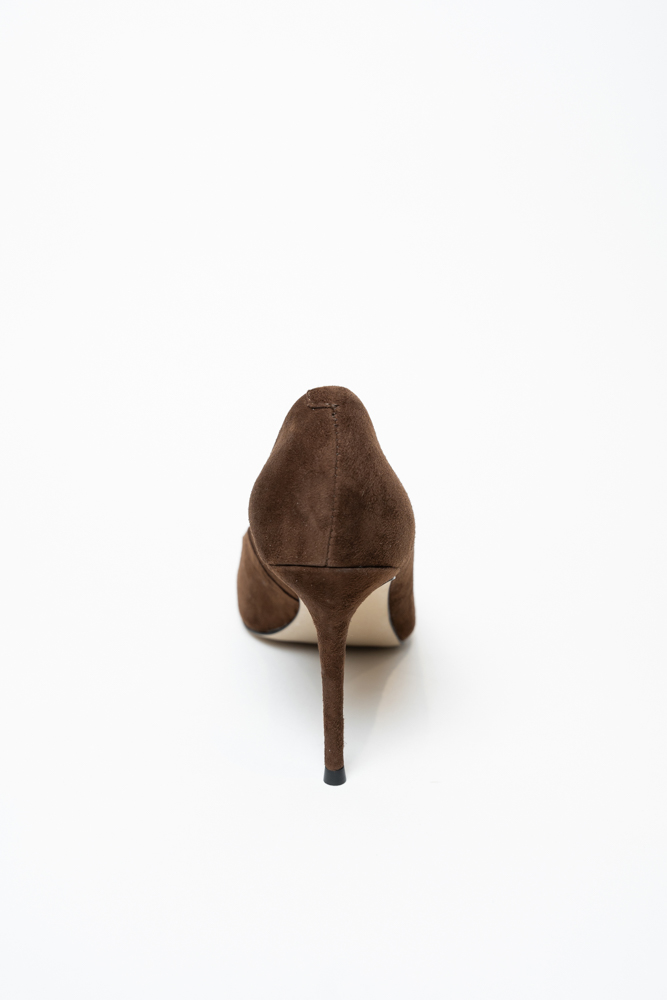 Туфли женские, арт 3310-600-YJ-2, натуральная замша, цвет кор.