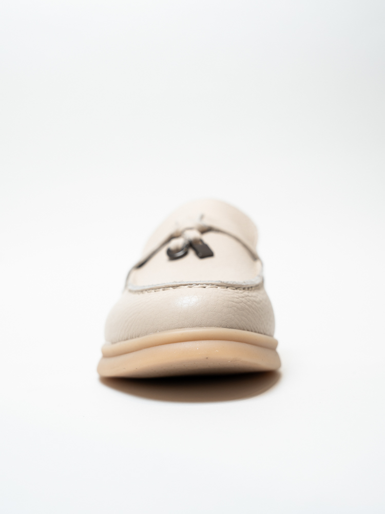 Туфли женские, арт 60-L03-12, натуральная кожа, цвет беж.