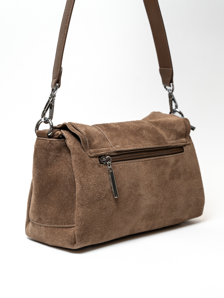 Сумка женская, арт 2407, натуральная замша, цвет рыж .