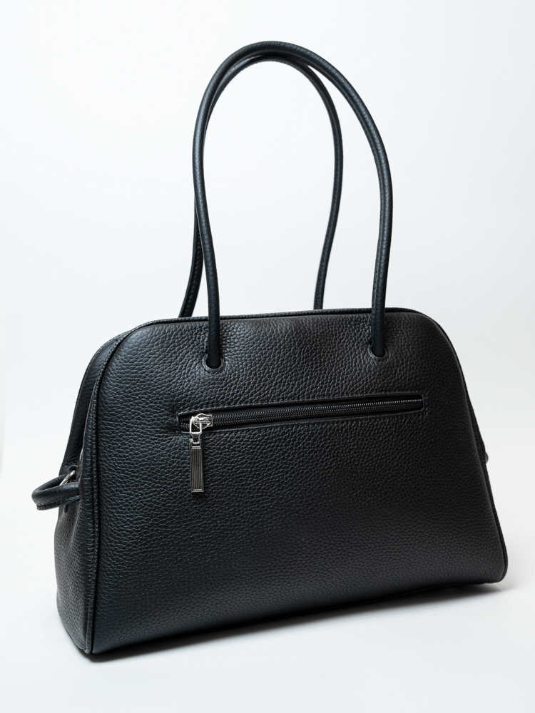 Сумка женская, арт 1167, натуральная кожа, цвет черн.