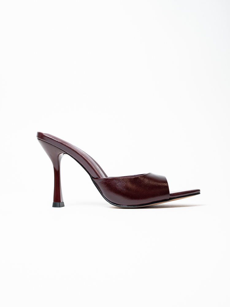 Сабо женские, арт HS-7785-208S, натуральная кожа, цвет бордо.