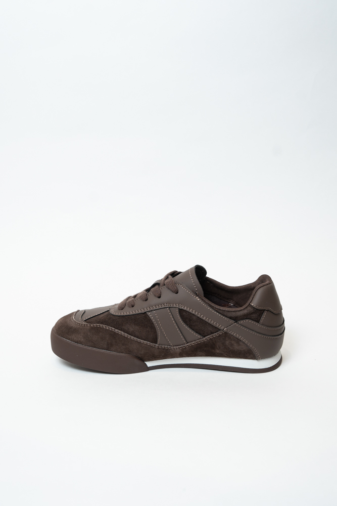 Кроссовки женские, арт M629-08-1, натуральная замша/кожа, цвет кор.