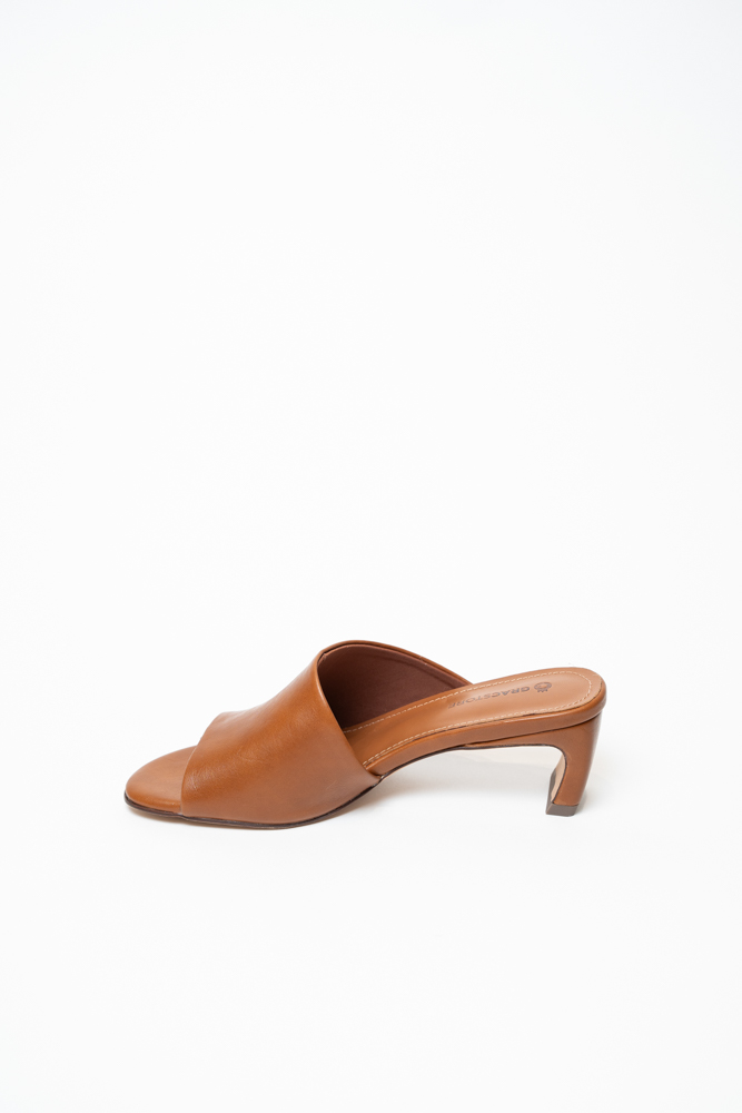 Сабо женские, арт L859-M240-TP911, натуральная кожа, цвет рыж.