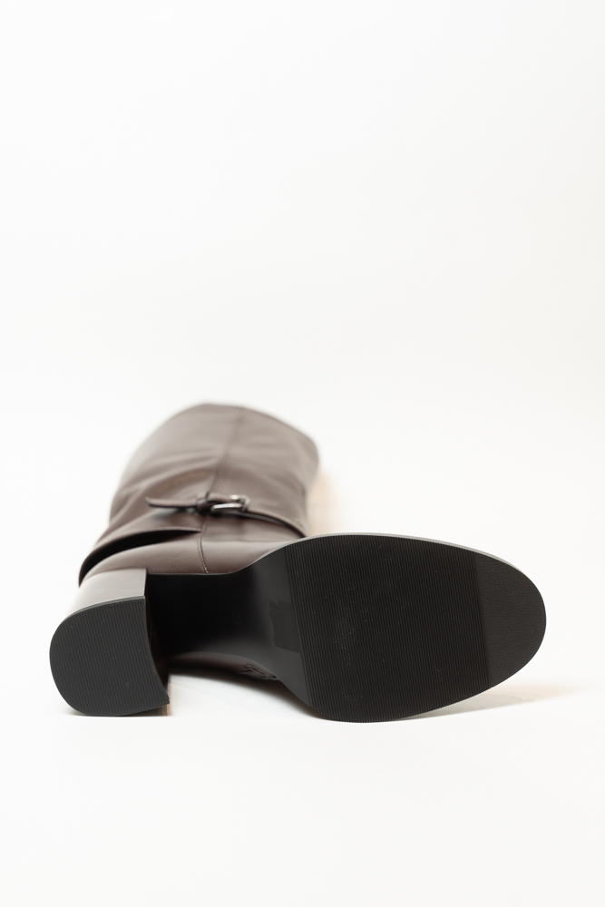 Сапоги женские, арт P111-689/673NP, натуральная кожа, цвет кор.