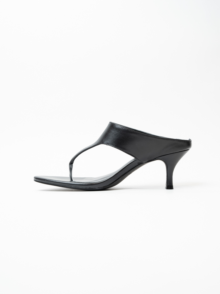 Сабо женские, арт K-L-62A394-L289-M452, натуральная кожа, цвет черн.