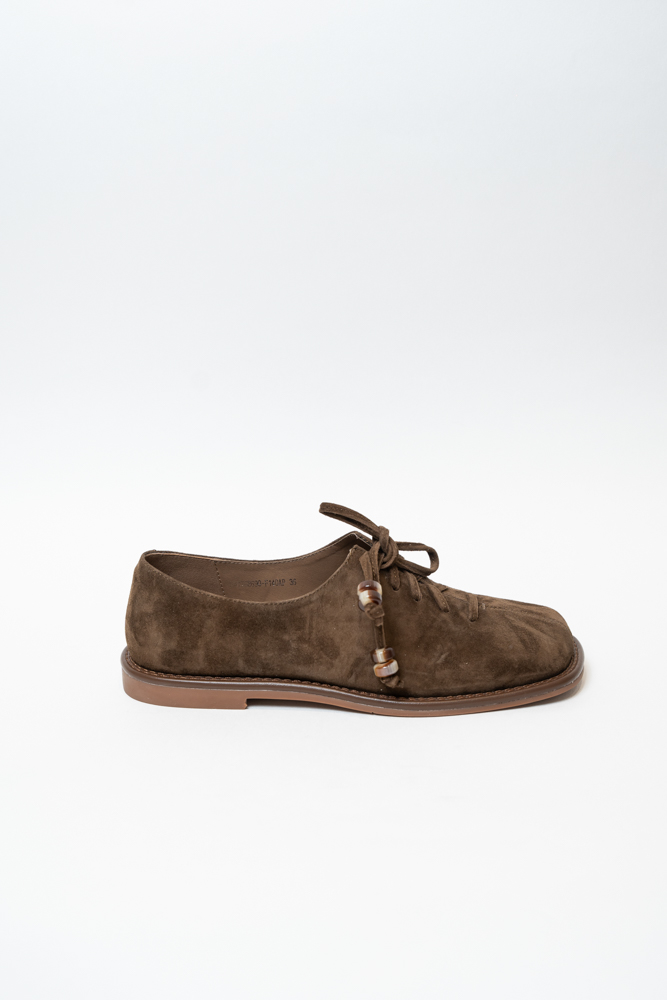 Туфли женские, арт Y4776B690-F140AP, натуральная замша, цвет кор.