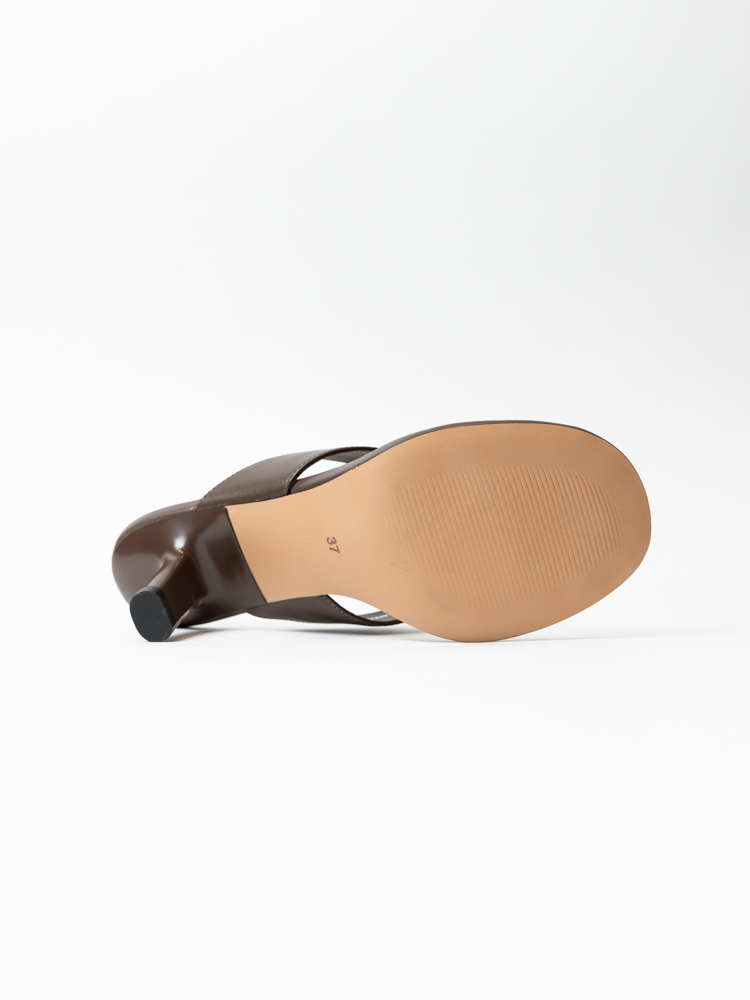 Сабо женские, арт AW1693-2-G1284W, натуральная кожа, цвет кор.