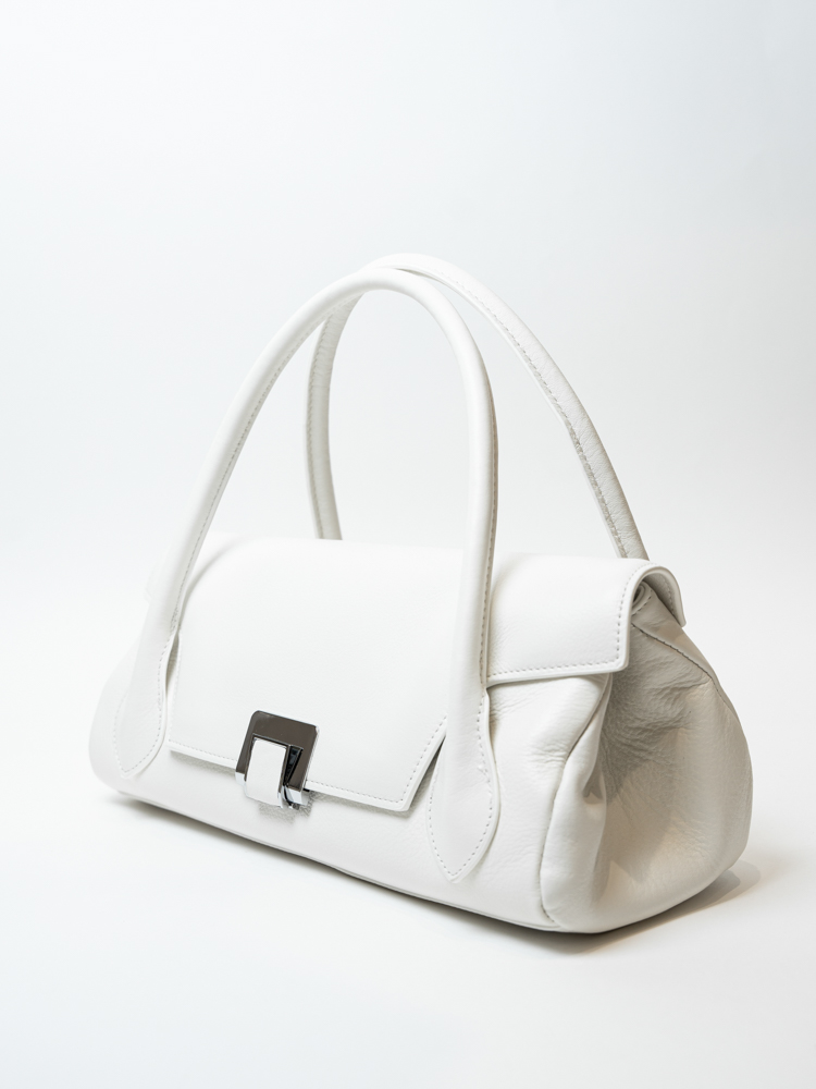 Сумка женская, арт 9586, натуральная кожа, цвет бел.