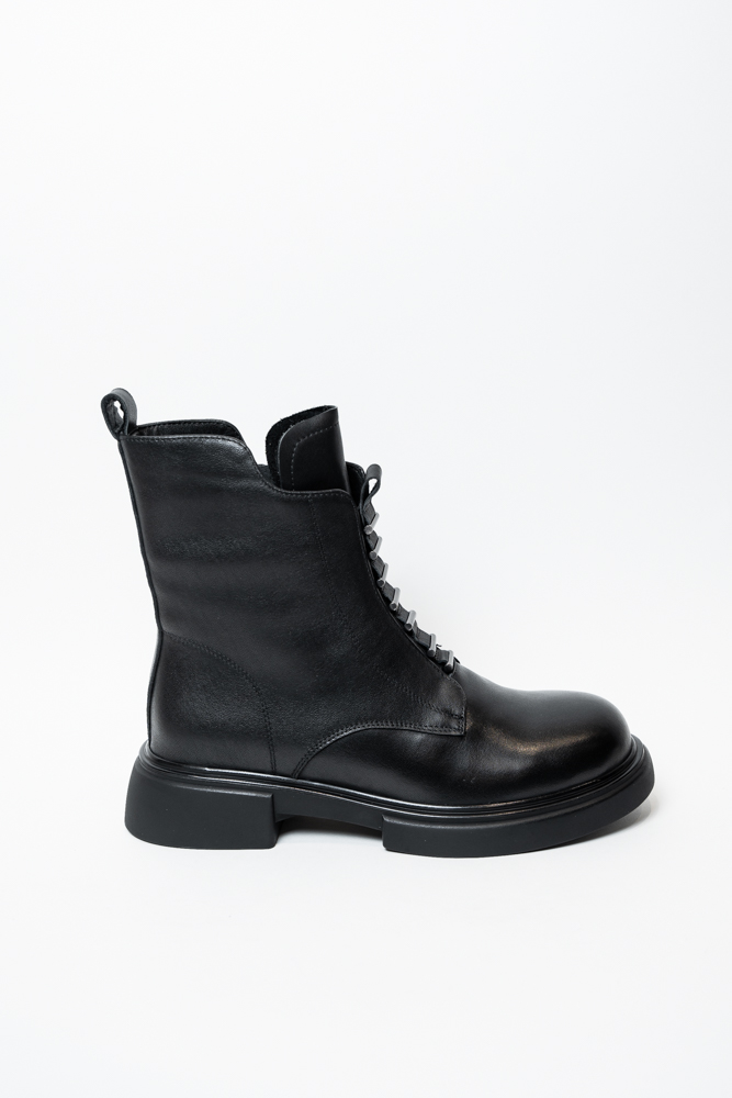 Ботинки женские, арт 35A096-270AC, натуральная кожа, цвет черн.