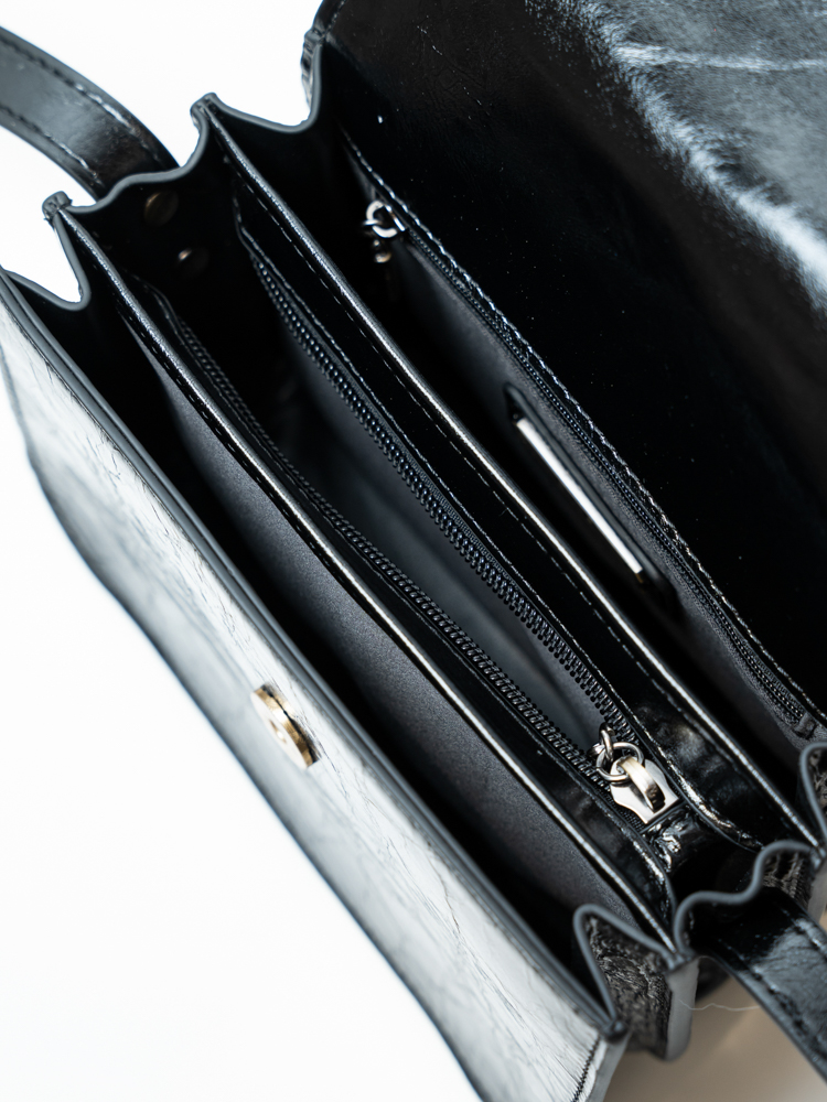 Сумка женская, арт 2473, натуральная кожа, цвет черн.