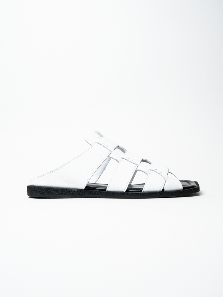 Сабо женские, арт AS955-W276-5010, натуральная кожа, цвет бел.