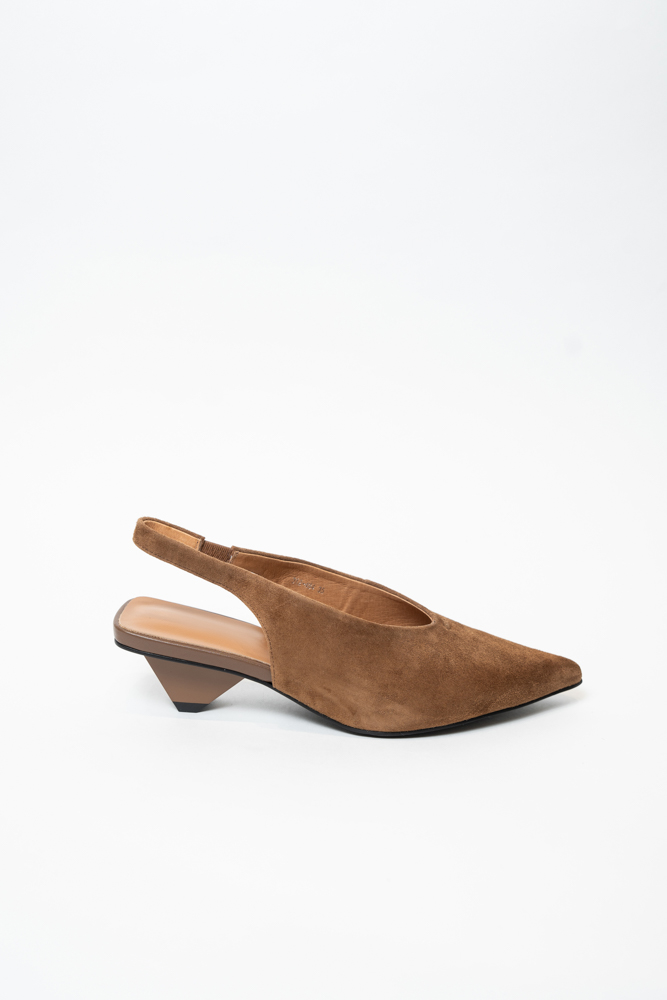 Босоножки женские, арт 312-484, натуральная замша, цвет кор.