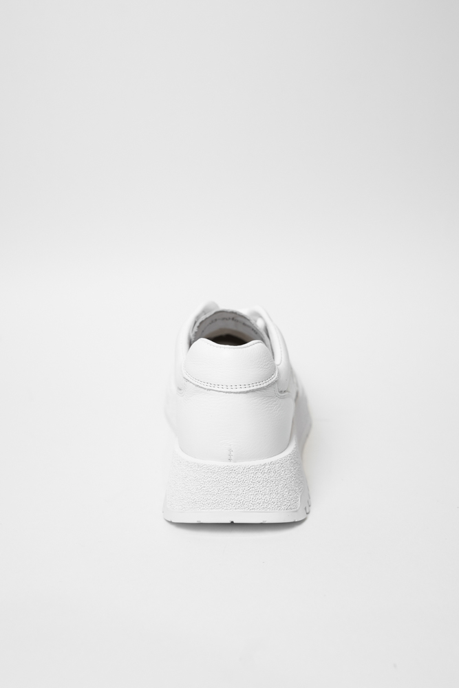 Кроссовки женские, арт AS663-Z040-5010, натуральная кожа, цвет бел.