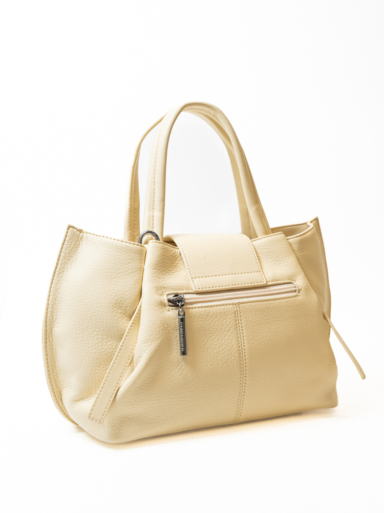 Сумка женская, арт 2641-1, натуральная кожа, цвет желт.