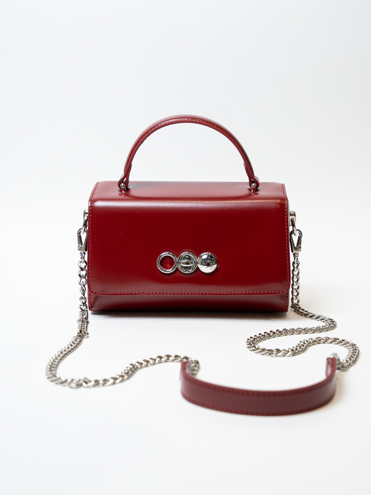 Сумка женская, арт 1049, натуральная кожа, цвет бордо .