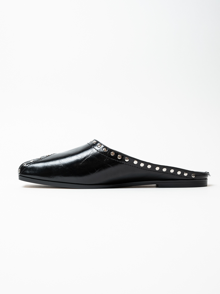 Сабо женские, арт 02-Y7206B488-Y568AL, натуральная кожа, цвет черн.