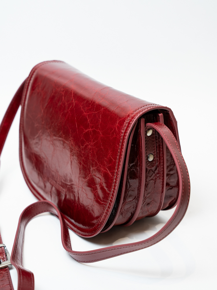 Сумка женская, арт 2241-1, натуральная кожа, цвет бордо.