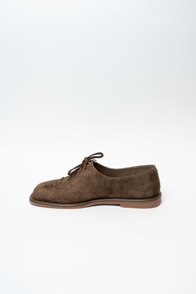 Туфли женские, арт Y4776B690-F140AP, натуральная замша, цвет кор.