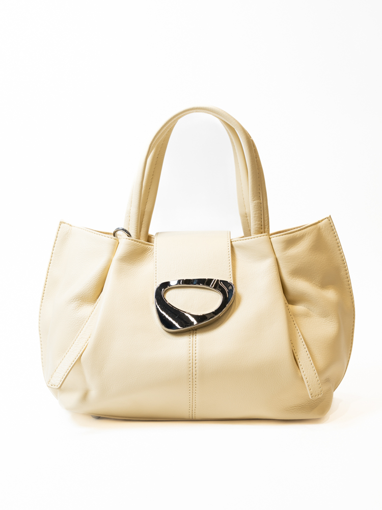 Сумка женская, арт 2641-1, натуральная кожа, цвет желт.