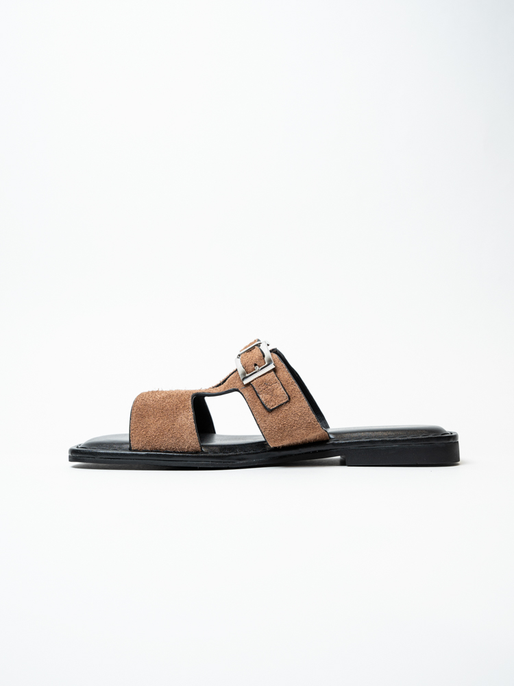 Сабо женские, арт 02-Y7496N969-N413AL, натуральная замша, цвет кор.