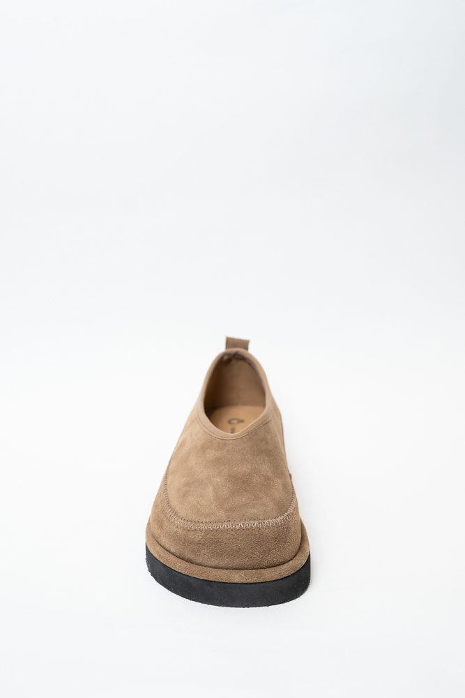 Туфли женские, арт U2025-5, натуральная замша, цвет беж.