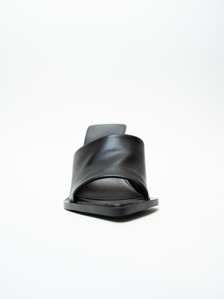 Сабо женские, арт 6141-800-462D, натуральная кожа, цвет черн.