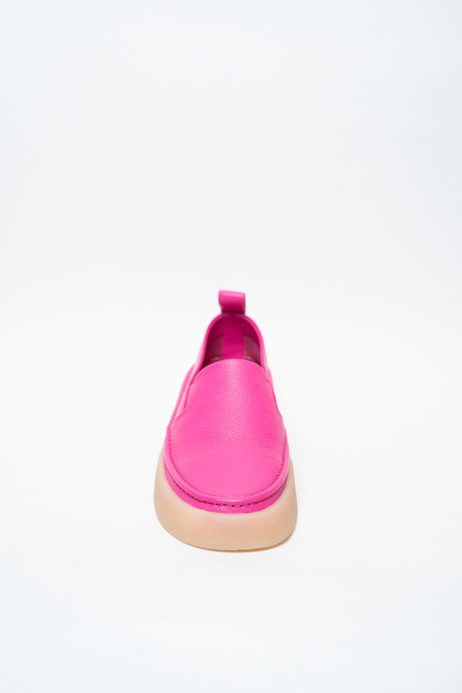 Кроссовки женские, арт ZX233-01-2, натуральная кожа, цвет роз.