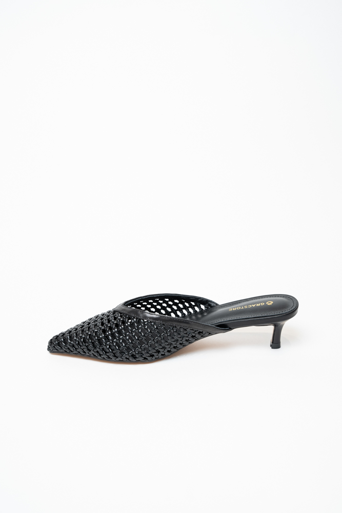 Сабо женские, арт FA60-K552-515/TC414, натуральная кожа, цвет черн.