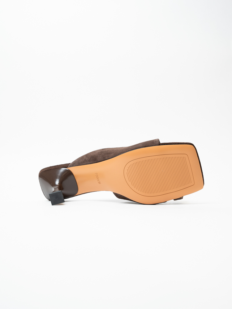 Сабо женские, арт L633-75-2, натуральная замша, цвет кор.