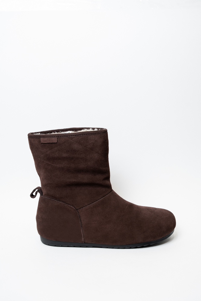 Ботинки женские, арт PAHM1-4, натуральная замша, цвет кор.