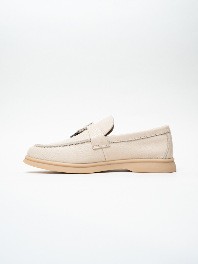 Туфли женские, арт 60-L03-12, натуральная кожа, цвет беж.