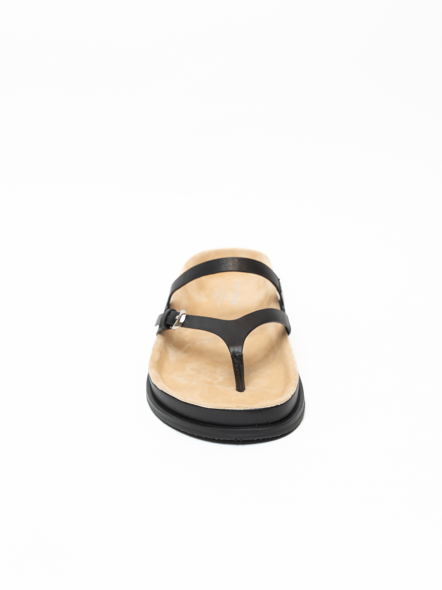 Сабо женские, арт ZX820-1-1, натуральная кожа, цвет черн.