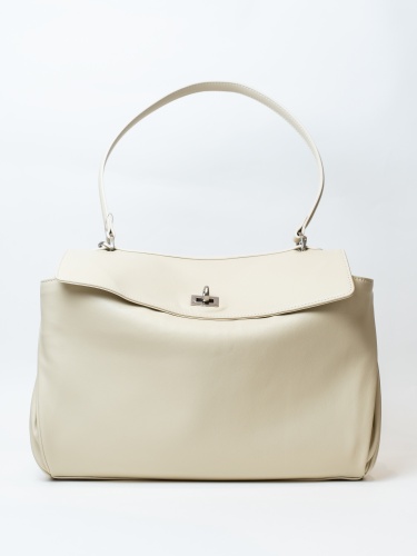 Сумка женская, арт 1287, натуральная кожа, цвет молоч.